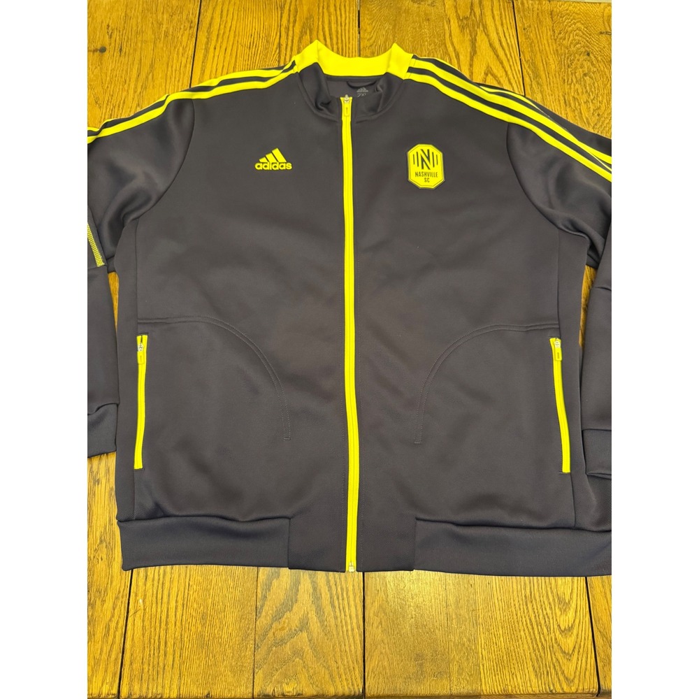 Adidas Nashville SC Track Jacket Mens 2XL Mutlicolor  Primegreen MLS Soccer